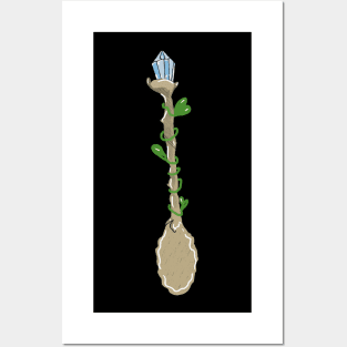 crystal spoon Posters and Art